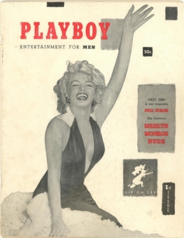 1953 Playboy 1st Issue Featuring Marilyn Monroe 